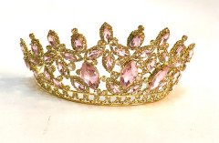 Pembe Taşlı Kına Tacı