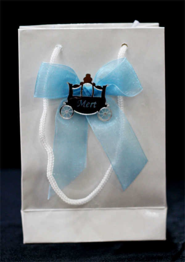 Karton Hediyelik Çanta At Arabası