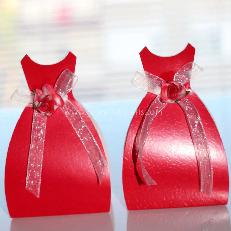 Gelin Kına Kutusu Kırmızı