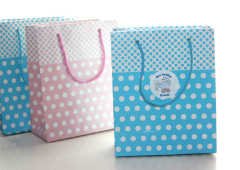 Puantiyeli Karton Çanta