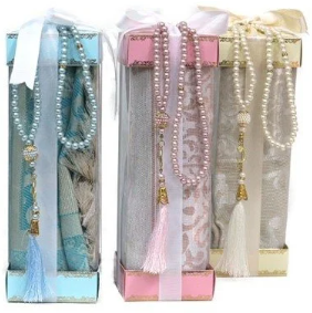 Kutu İçerisinde Seccade - Tesbih Takımı