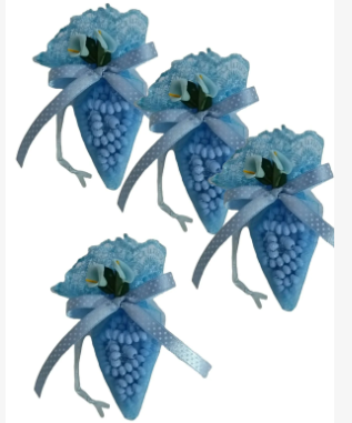 Üçgen Kese İçerisinde Kokulu Tesbih Set 20 Adet