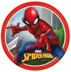 Spiderman Baskılı Tabak
