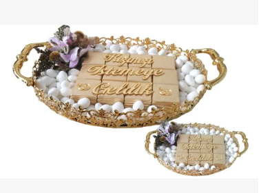 Küçük Boy Kızınızı İstemeye Geldik Çikolatalı Tepsi