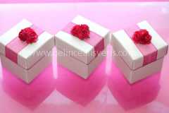 Kına Kutusu Fuşya Çiçekli