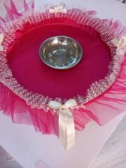 Fiyonklu Kına Tepsisi Pembe