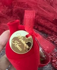 Kişiye Özel İçi Kınalı Minyatür Testi Kırmızı