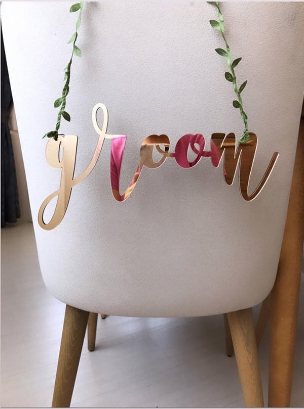 Damat Sandalye süsü