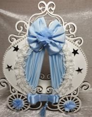 Süslü Ahşap Balkabağı Araba