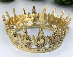 Tam tur mika kraliçe tacı - pasta üstü taç