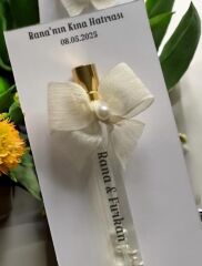 Kartta İncili Kolonyalı Fısfıslı cam şişe Hediyelik 20'li