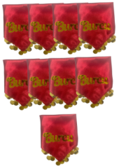 Kişiye Özel Saten Paralı Söz Mendili - Halay Mendili