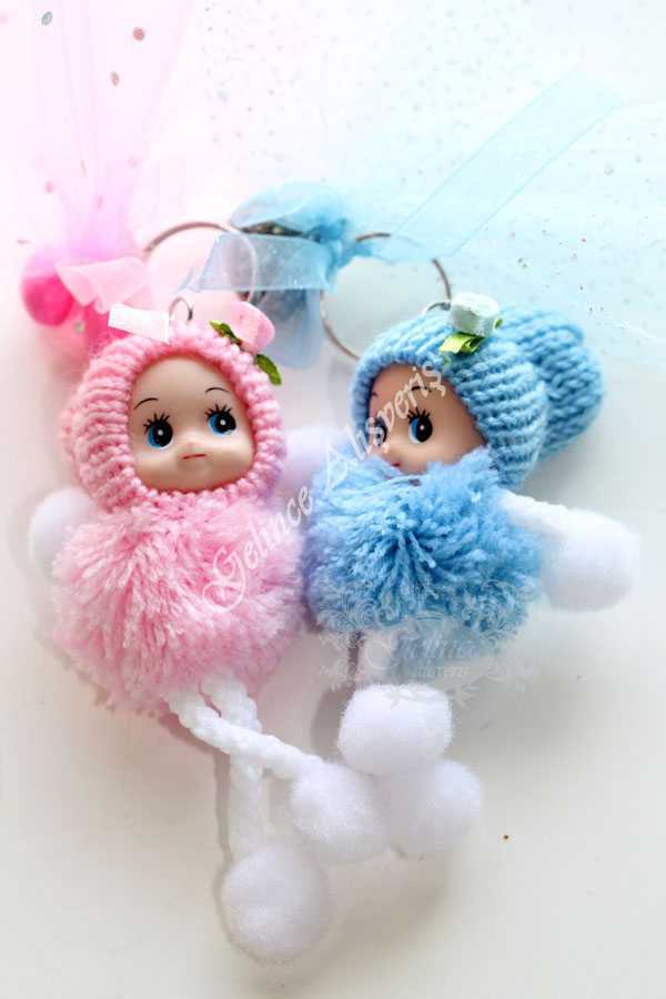 Ponpon Anahtarlık Bebek Şekeri