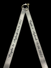 Kişiye Özel Baskılı Yüzük Kurdelesi