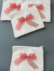 Süslü Keten Cüzdan Kına Hediyelik 20'li