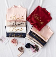 Nakışlı Bride Sabahlık