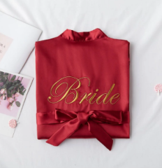 Nakışlı Bride Sabahlık