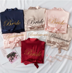 Nakışlı Bride Sabahlık