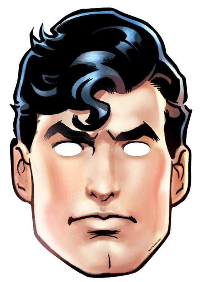 Superman Baskılı Maske 6 Adet