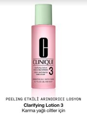 Clinique Clarifying Lotion (Tip3) Karma / Yağlı Ciltler için Arındırıcı Tonik  200 ml
