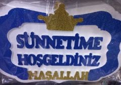 Sünnetimize Hoşgeldiniz Kapı Süsü