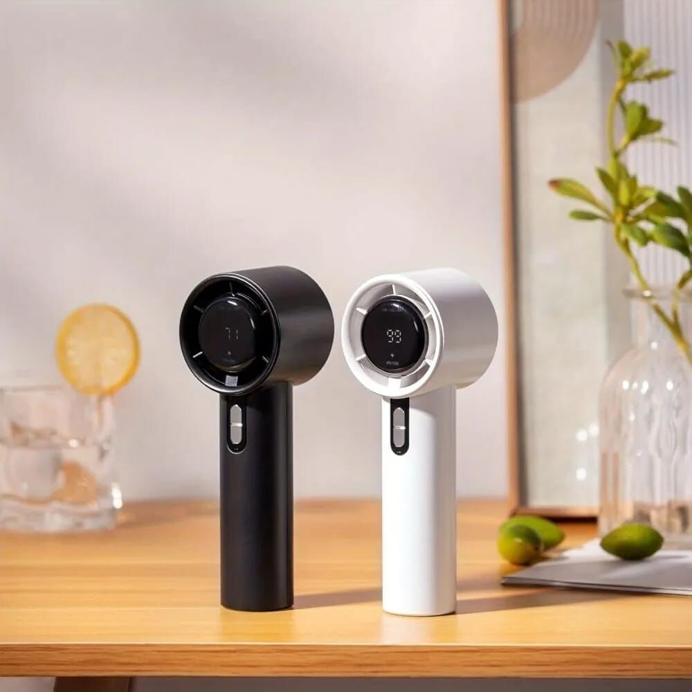T-100 Ultra Yüksek Hızlı 199 Kademeli Turbo mini fan El Fanı