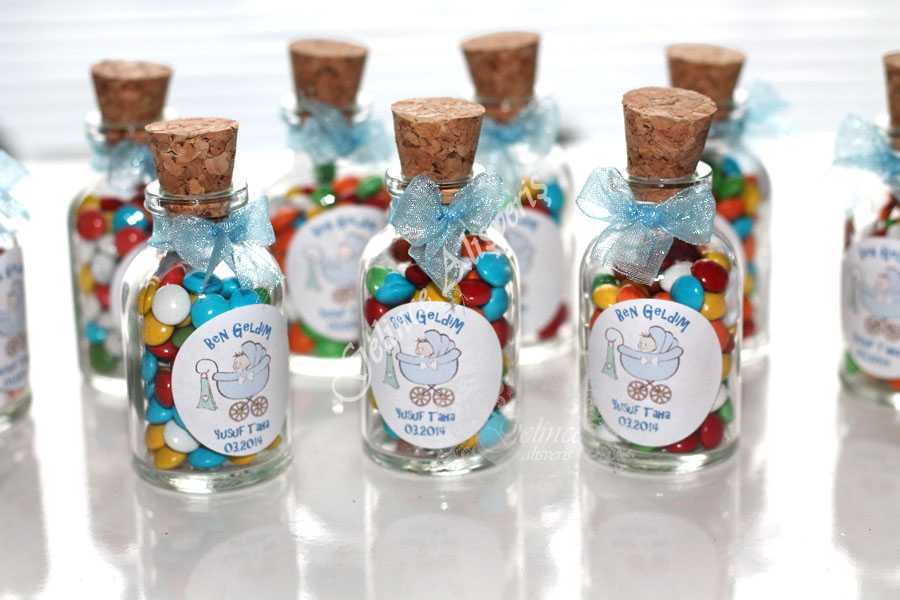 Cam Şişe Bebek Şekeri