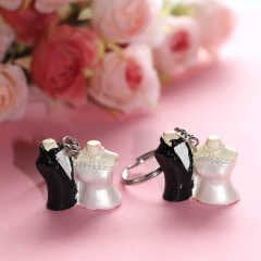 Gelin Damat Bitişik Anahtarlık Nikah Şekeri