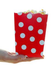 Puantiyeli Popcorn Kutusu