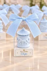 Süslü Kutuda Atlıkarınca Mum Hediyelik - 20 adet
