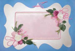 Ahşap Pembe Bebek Kapı Süsü