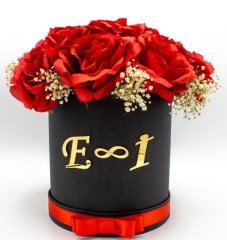 Orta Boy Silindir Kutuda İsteme Çiçeği