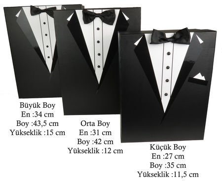 Üç Boy Damat Bohça Kutusu