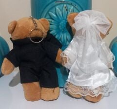 Gelin Damat Ayıcık Anahtarlık