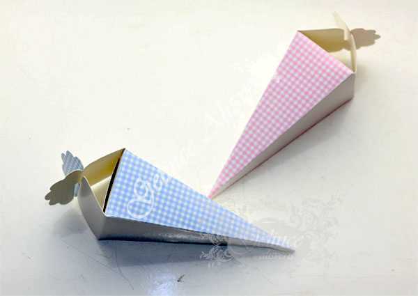 50 adet Kareli Bebek Mevlid Şekeri Kutusu