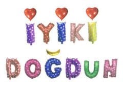 Folyo Balon İyiki Doğdun Set Rengarenk