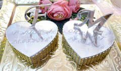 İsimli Altın Kalp Yükselti 2 Adet