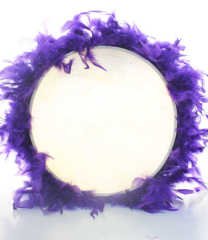 Tüylü Zilli Tef Mor 32 cm