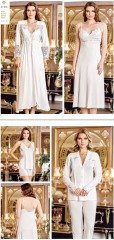 Jeremi K-105 Çeyizlik Dantelli Penye Altılı Set