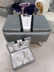 Damat Çeyiz Sandığı Traş Kutusu Hediyeli