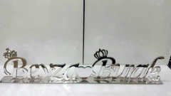 Masa Üstü Ayna İsim Kalpli AG