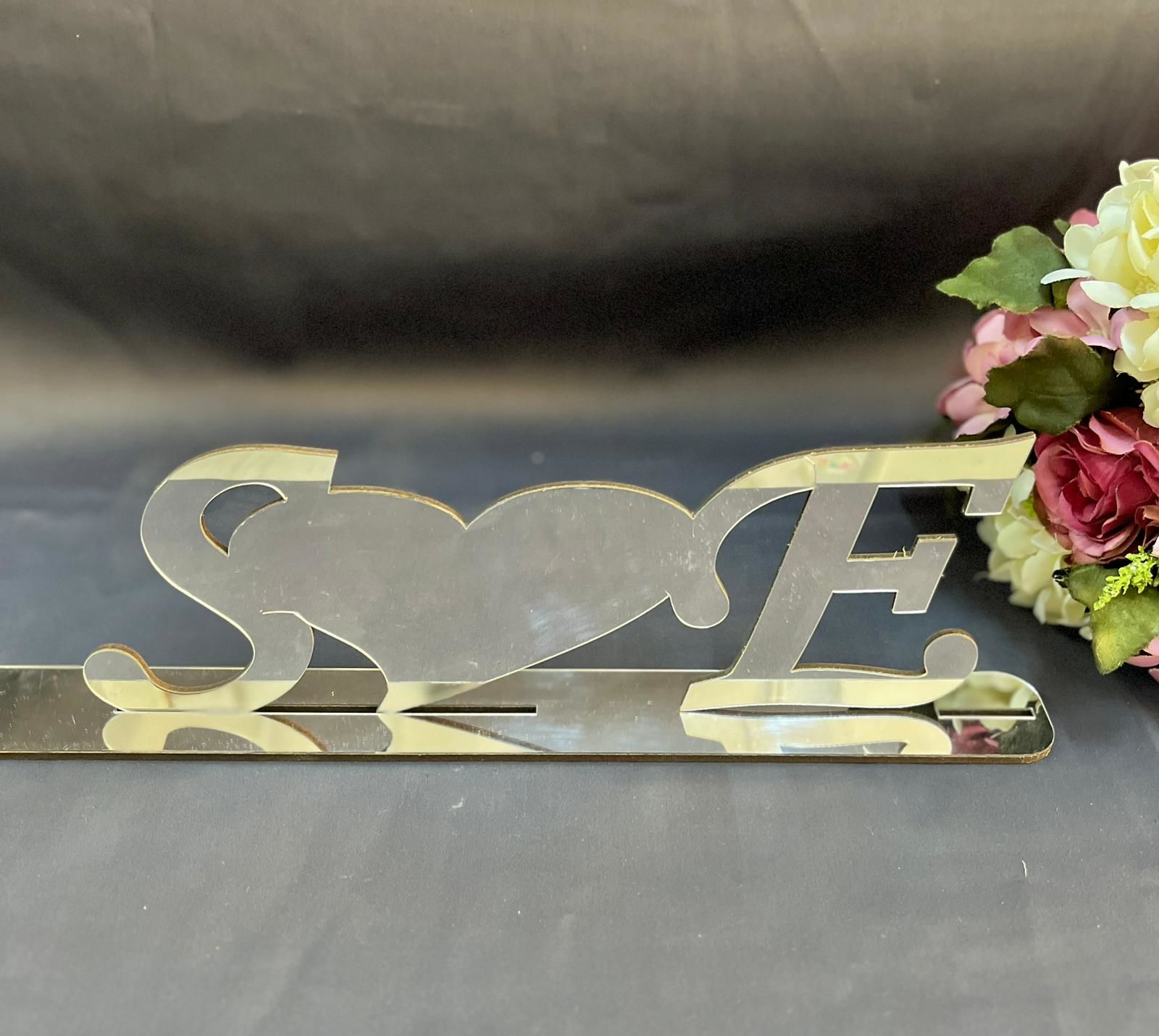 Masa Üstü Ayna Baş Harfler