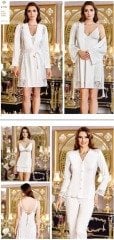 Jeremi K-115 Çeyizlik Dantelli Penye Altılı Set