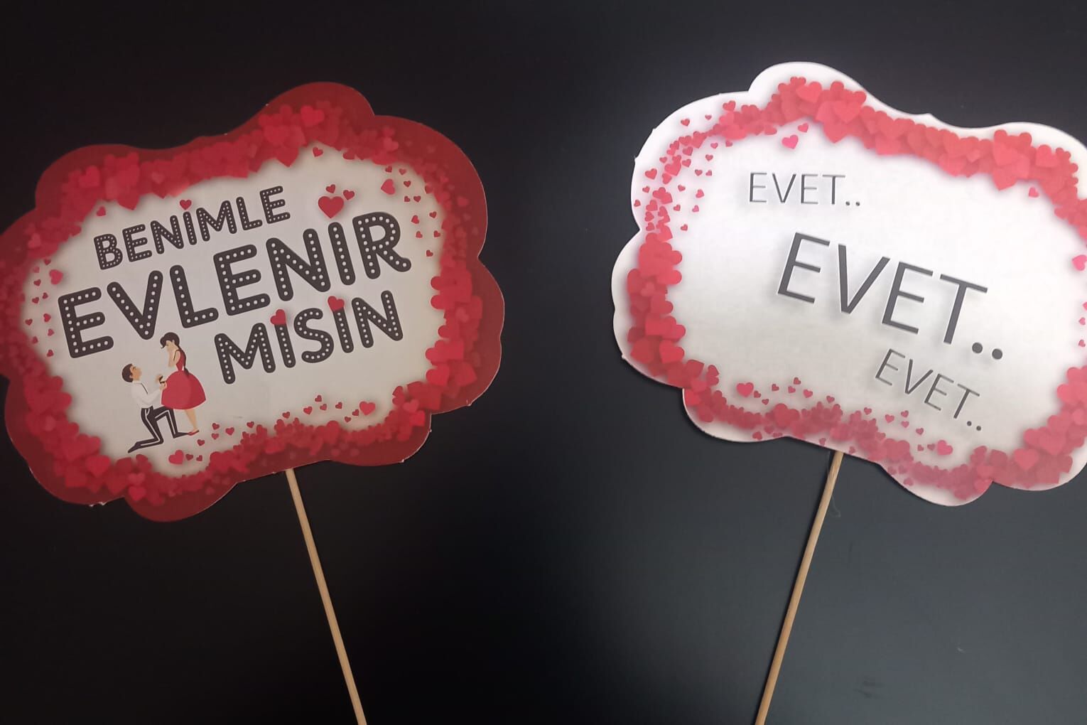 Evlilik Teklifi Konuşma Balonu