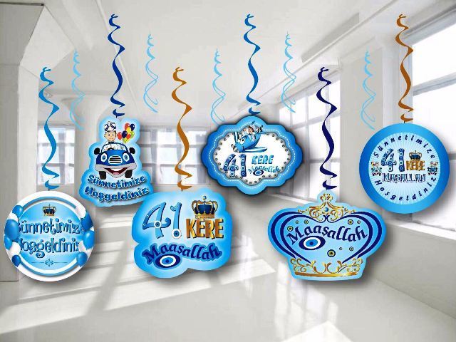 Sünnet Tavan Süsü 6'lı