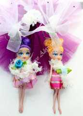 Kokoş Kızlar Anahtarlıkta Kına