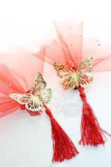 Kelebek Magnet Kına Altın