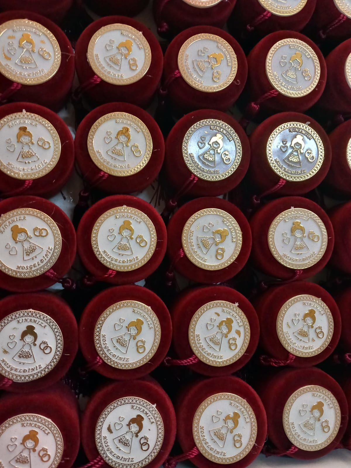 30 Adet Kınamıza Hoşgeldiniz Kına Kutusu