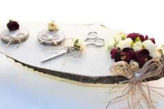 Kütük Söz Nişan Yüzük Tepsisi K5