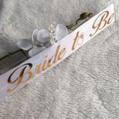 Bride to Be Kuşak parlak yazı 2